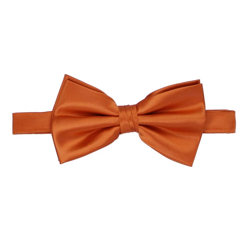 tiemart Premium Bow Tie (Burnt Orange) - Image 2